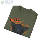 F-117 Nighthawk Comic Style T-Shirt - Pilot gifts - WWII warbird t-shirt
