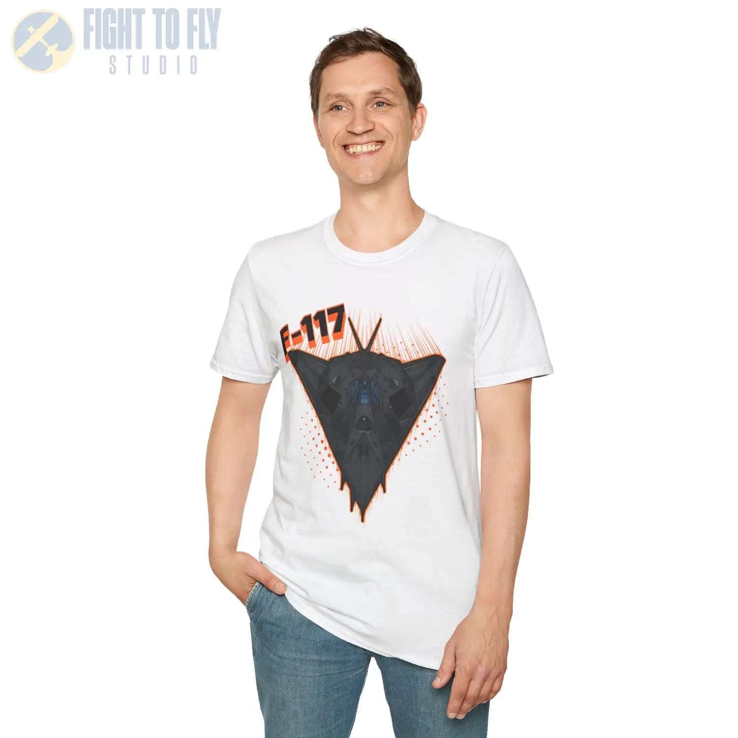 F-117 Nighthawk Comic Style T-Shirt - Pilot gifts - WWII warbird t-shirt