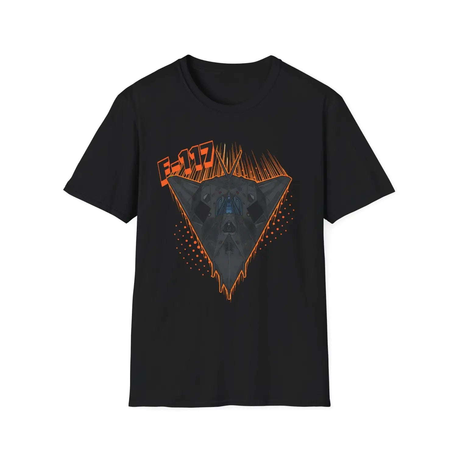 F-117 Nighthawk Comic Style T-Shirt - Pilot gifts - WWII warbird t-shirt