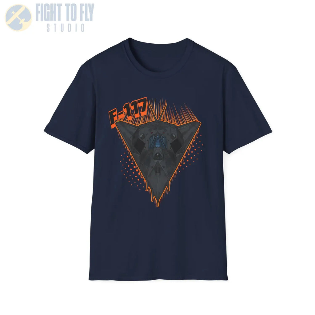 F-117 Nighthawk Comic Style T-Shirt - Pilot gifts - WWII warbird t-shirt