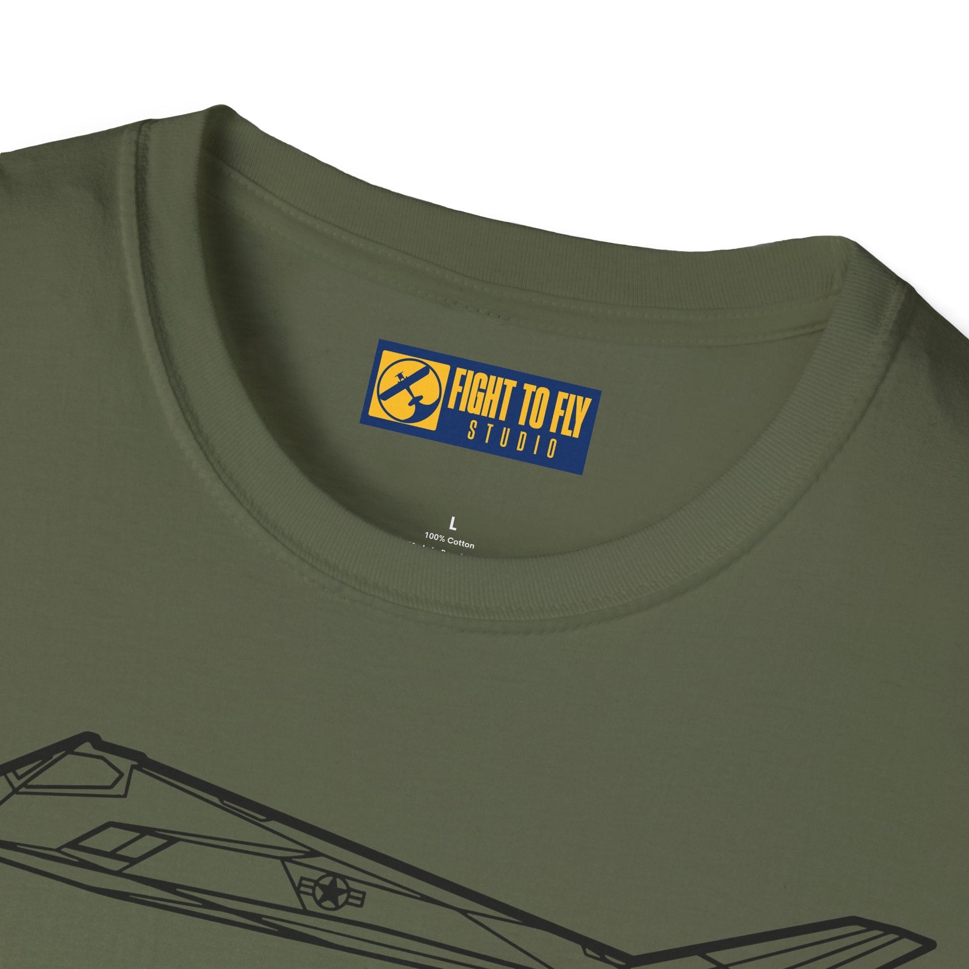 F-117 T-Shirt – Stealth Attack Aircraft Aviation Tee - Pilot gifts - WWII warbird t-shirt