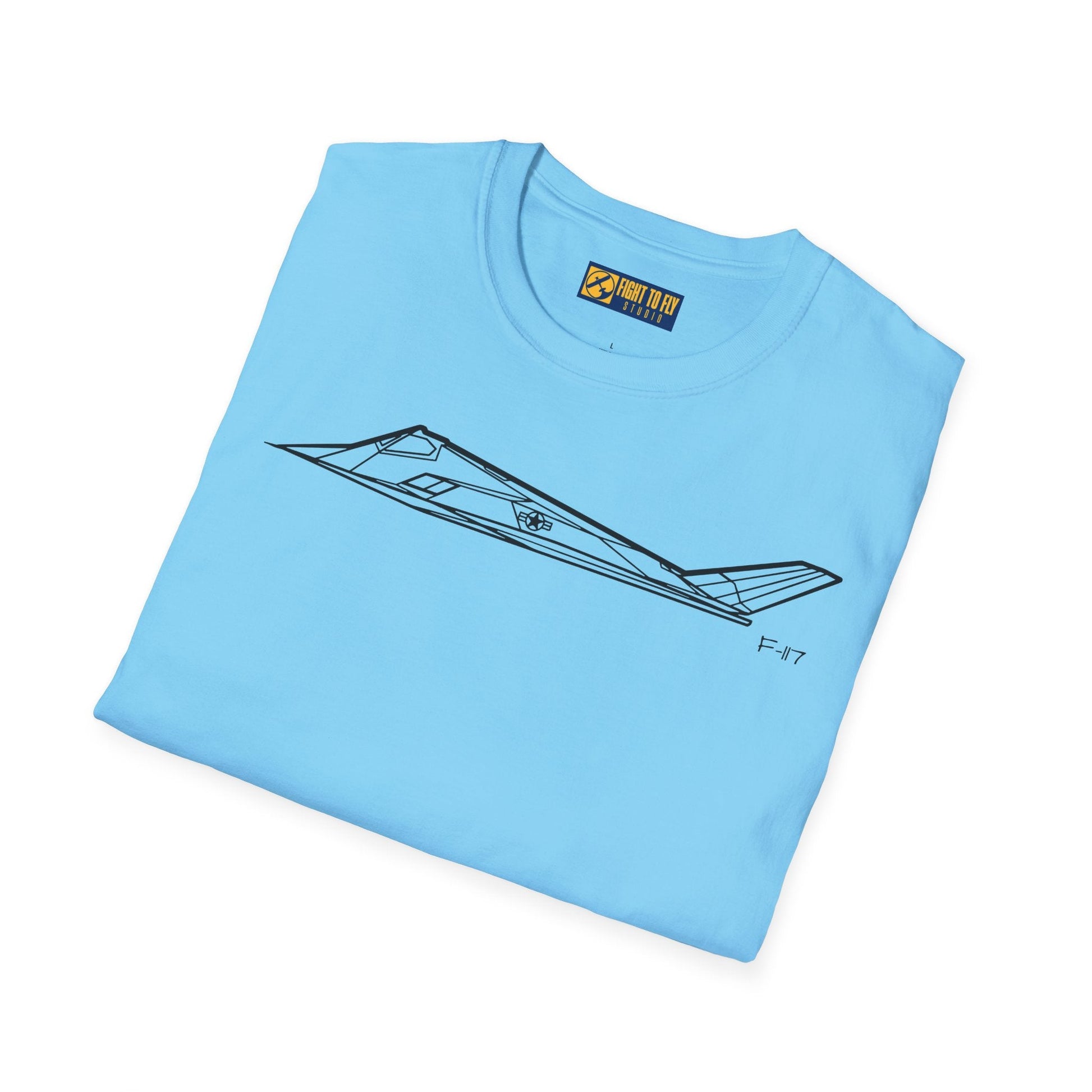 F-117 T-Shirt – Stealth Attack Aircraft Aviation Tee - Pilot gifts - WWII warbird t-shirt