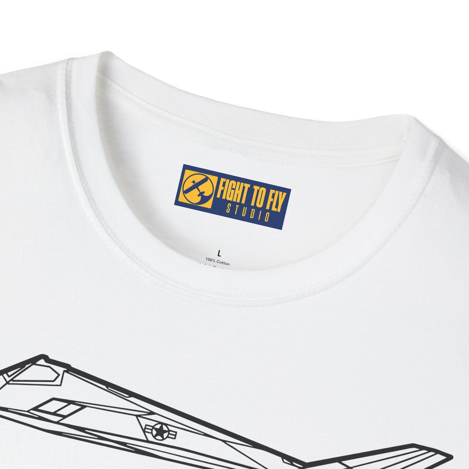 F-117 T-Shirt – Stealth Attack Aircraft Aviation Tee - Pilot gifts - WWII warbird t-shirt