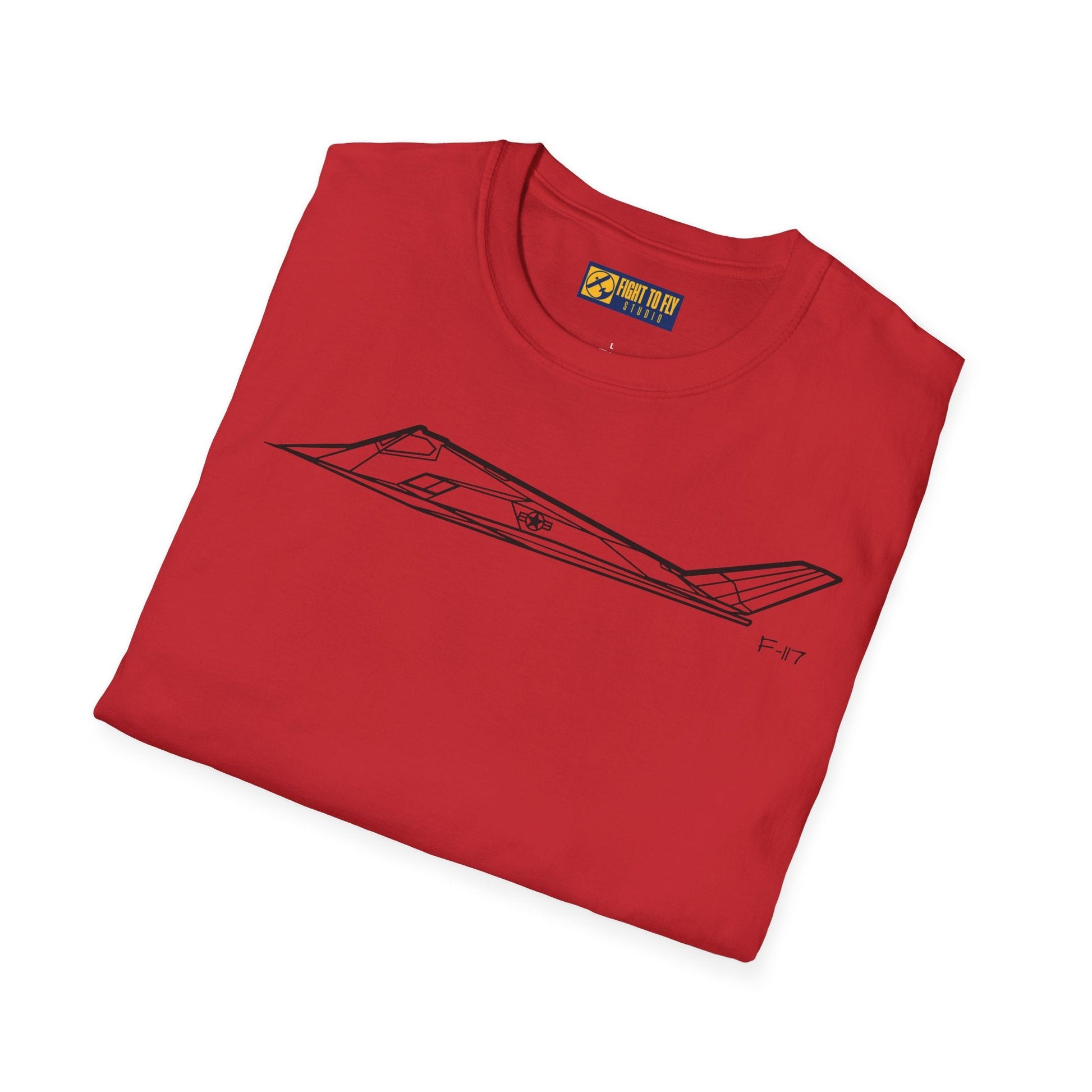 F-117 T-Shirt – Stealth Attack Aircraft Aviation Tee - Pilot gifts - WWII warbird t-shirt