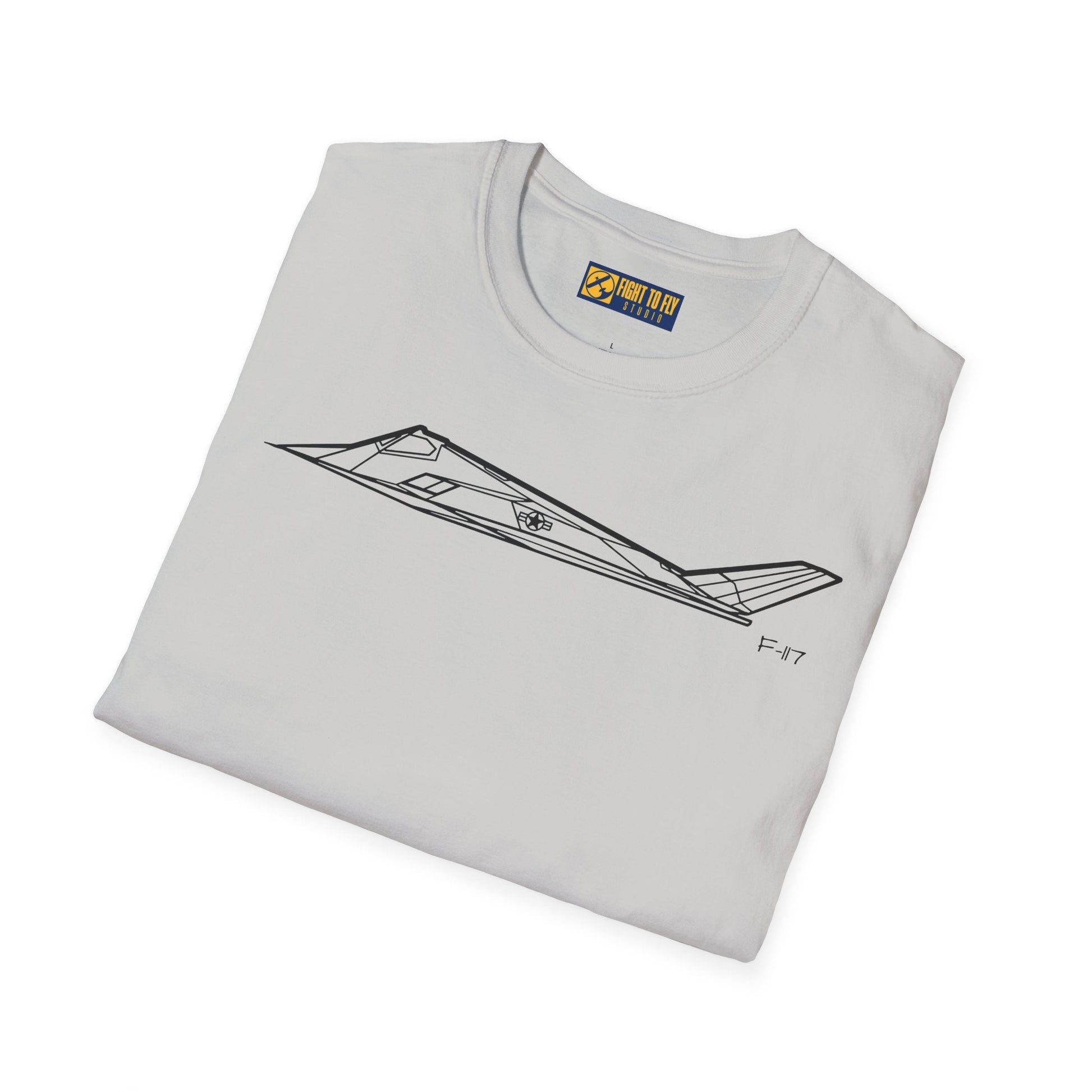 F-117 T-Shirt – Stealth Attack Aircraft Aviation Tee - Pilot gifts - WWII warbird t-shirt