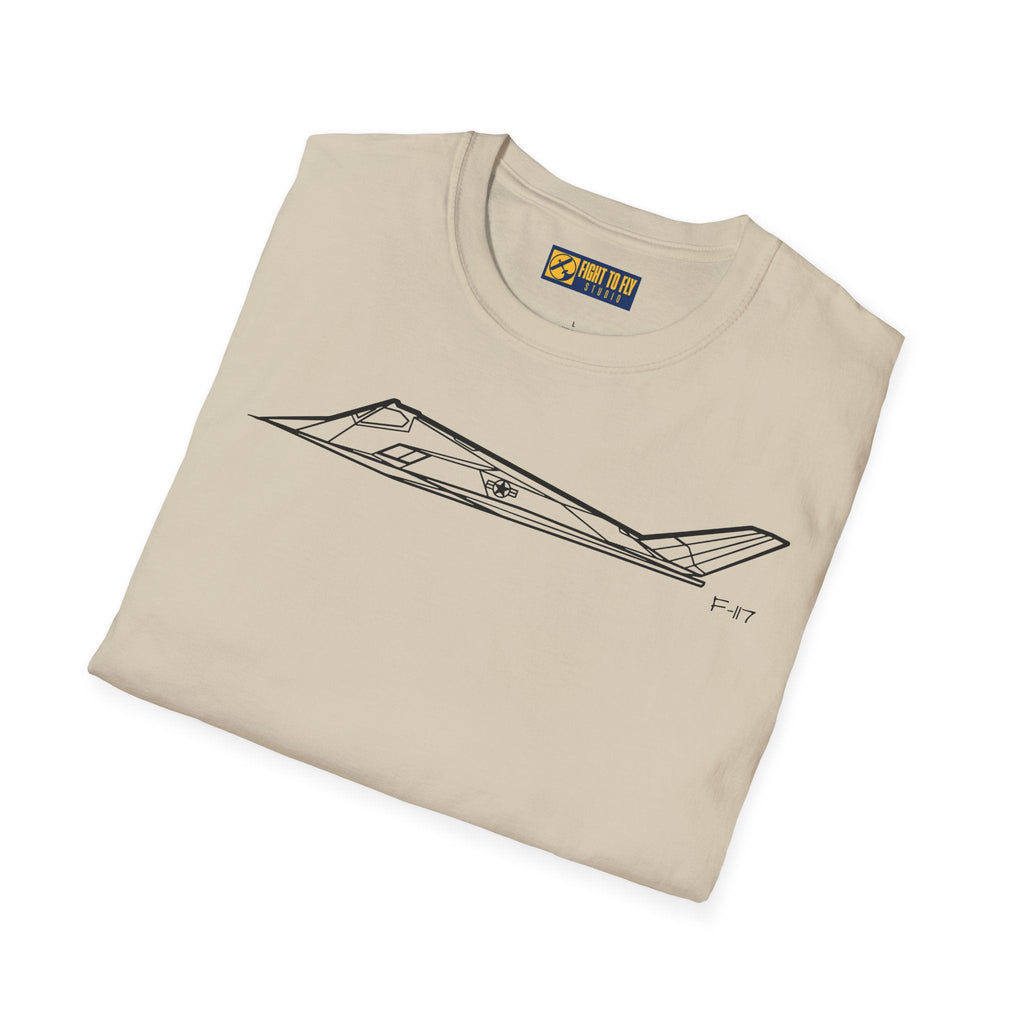 F-117 T-Shirt – Stealth Attack Aircraft Aviation Tee - Pilot gifts - WWII warbird t-shirt
