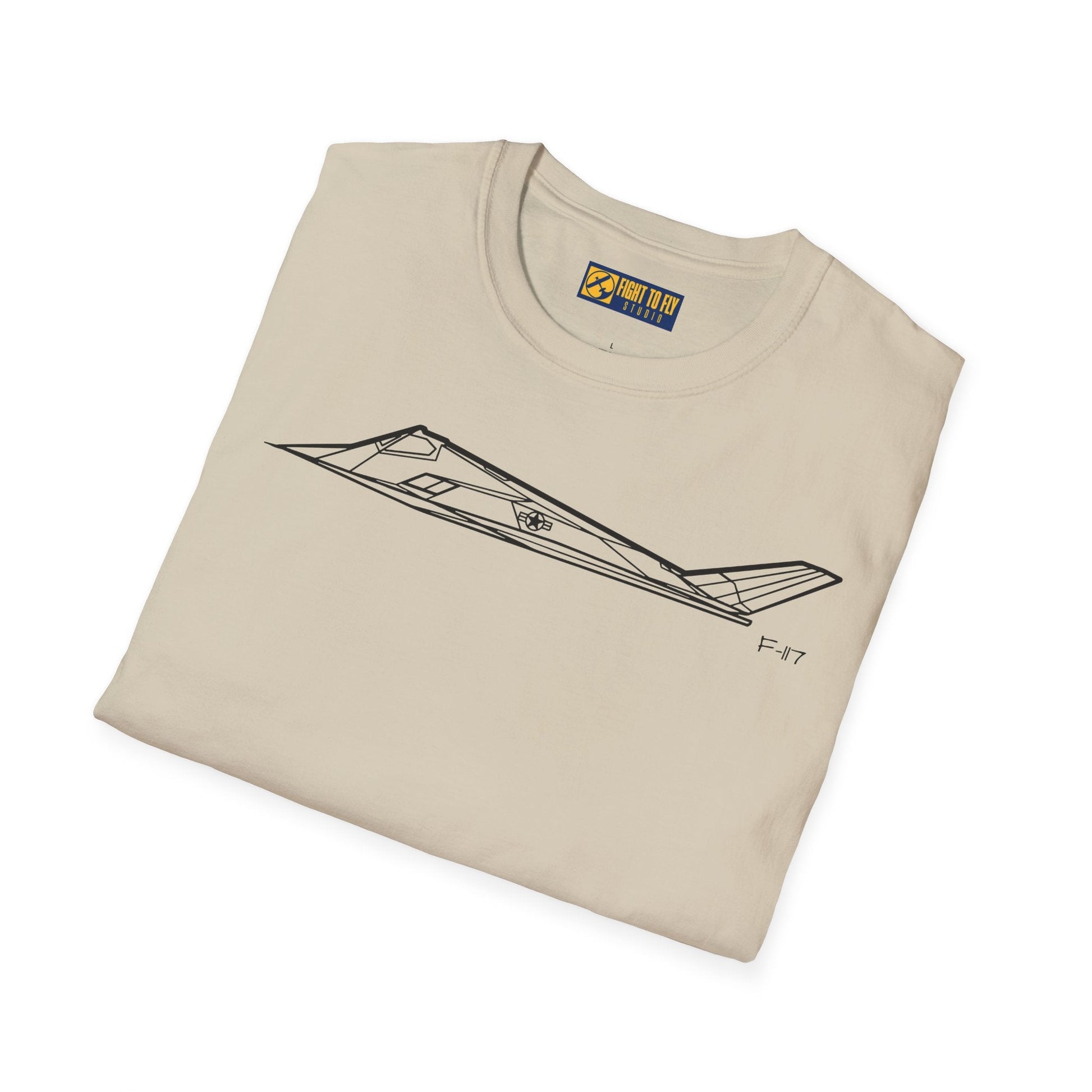 F-117 T-Shirt – Stealth Attack Aircraft Aviation Tee - Pilot gifts - WWII warbird t-shirt