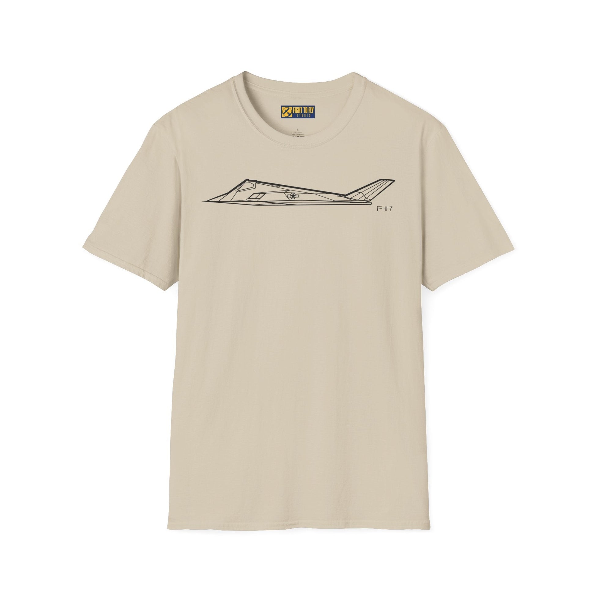 F-117 T-Shirt – Stealth Attack Aircraft Aviation Tee - Pilot gifts - WWII warbird t-shirt