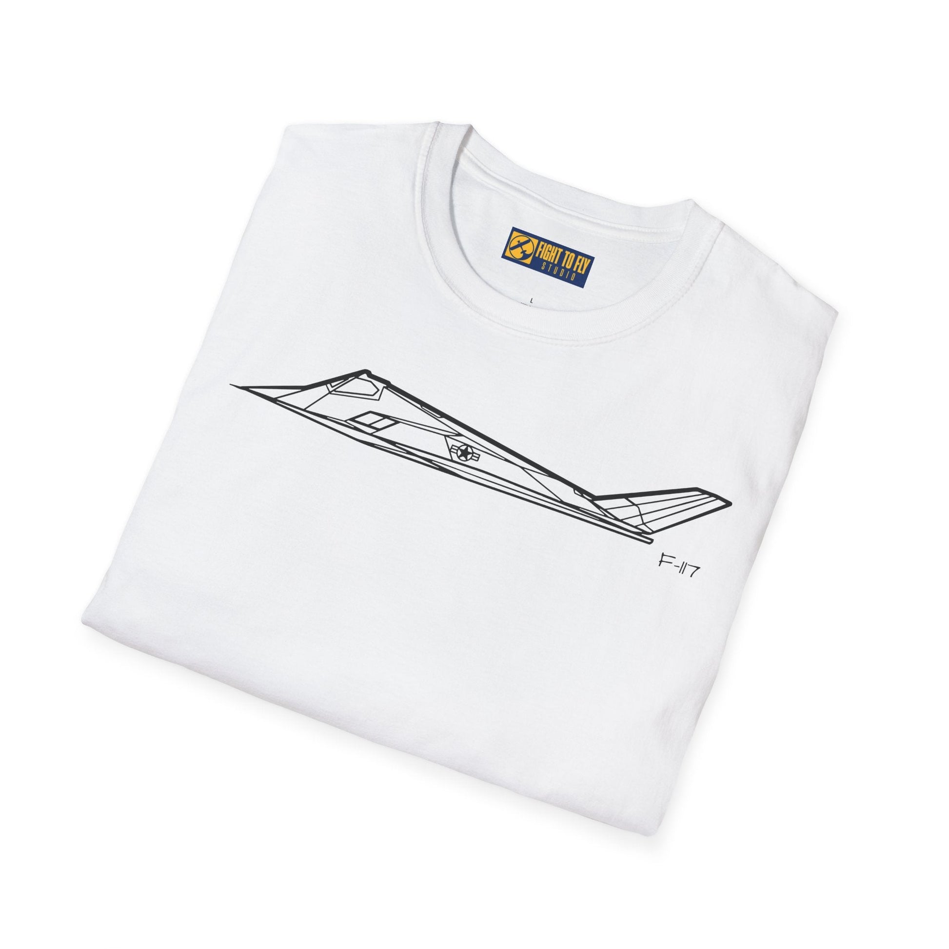 F-117 T-Shirt – Stealth Attack Aircraft Aviation Tee - Pilot gifts - WWII warbird t-shirt