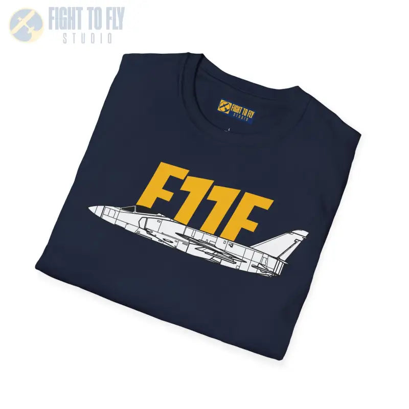 F-11F Unisex Softstyle T-Shirt | Cool Airplane Graphic Tee Gift for Aviation Fans Casual Wear Flight Enthusiast Shirt