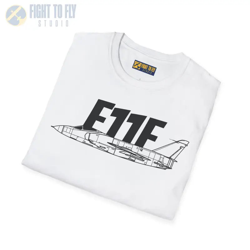 F-11F Unisex Softstyle T-Shirt | Cool Airplane Graphic Tee Gift for Aviation Fans Casual Wear Flight Enthusiast Shirt
