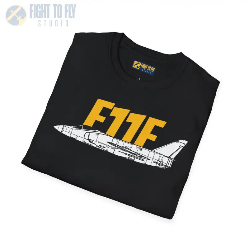 F-11F Unisex Softstyle T-Shirt | Cool Airplane Graphic Tee Gift for Aviation Fans Casual Wear Flight Enthusiast Shirt