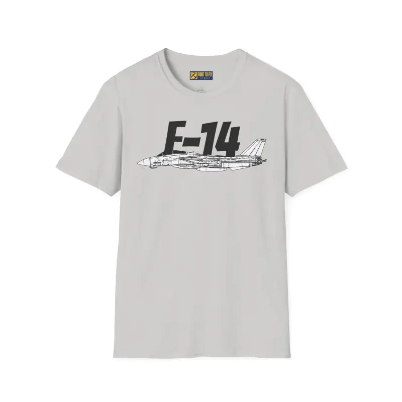 F-14 Tomcat Side Profile T-Shirt - Pilot gifts - WWII warbird t-shirt