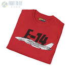 F-14 Tomcat Side Profile T-Shirt - Pilot gifts - WWII warbird t-shirt