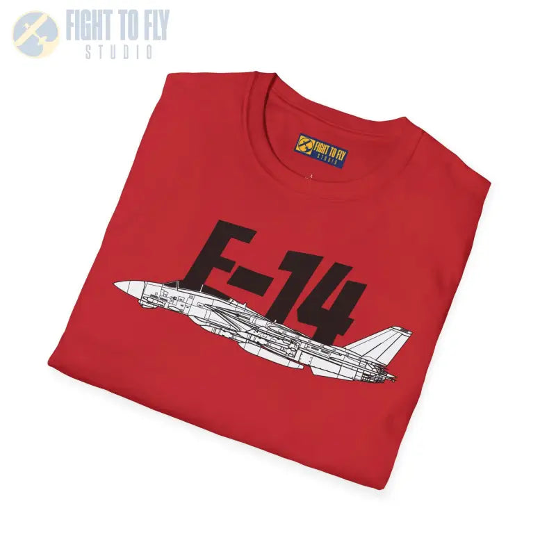 F-14 Tomcat Side Profile T-Shirt - Pilot gifts - WWII warbird t-shirt