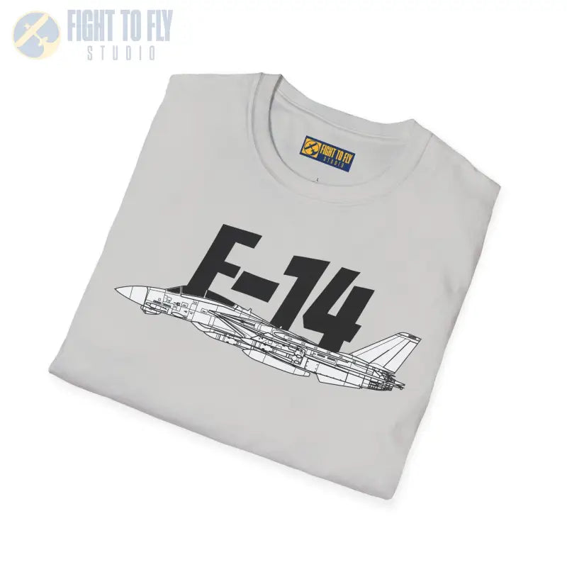 F-14 Tomcat Side Profile T-Shirt - Pilot gifts - WWII warbird t-shirt
