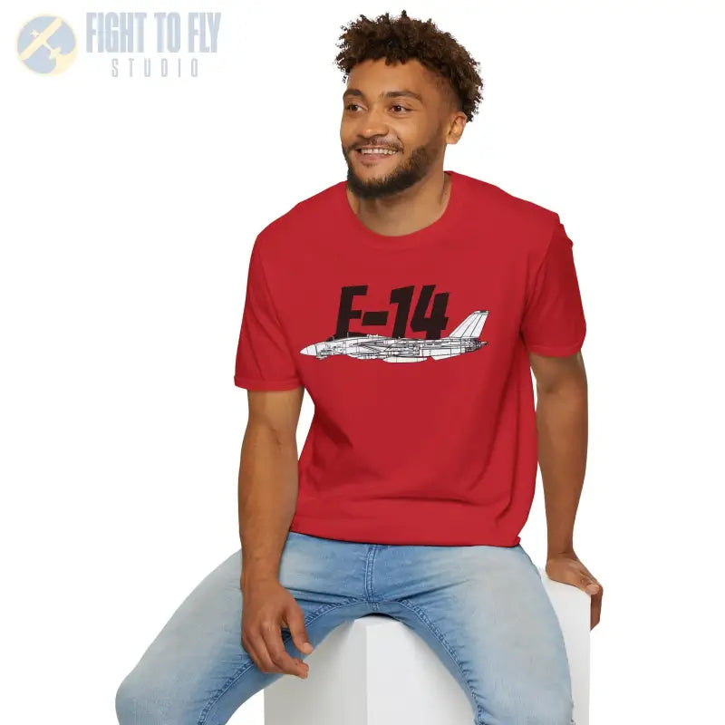 F 14 Tomcat Side Profile T Shirt Pilot gifts WWII warbird t shirt