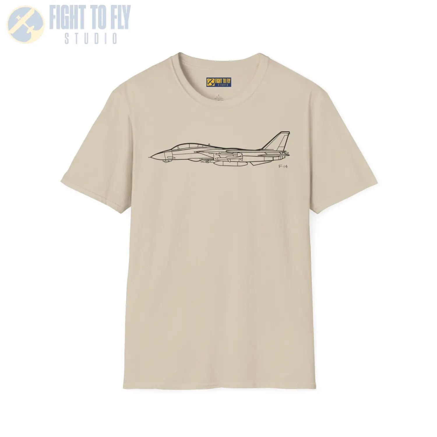 F 14 Tomcat Side View T Shirt Pilot gifts WWII warbird t shirt