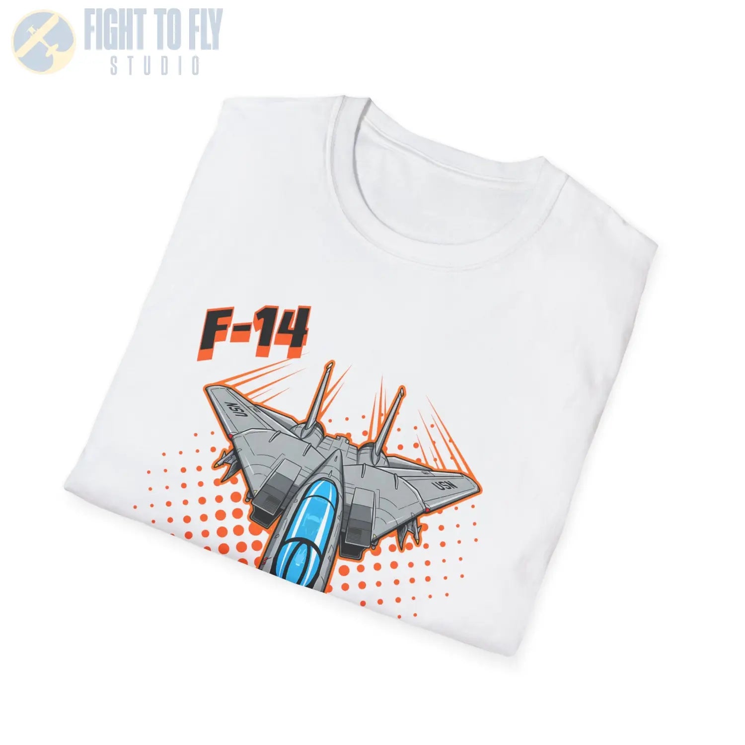 F-14 Tomcat Comic Style T-Shirt - Pilot gifts - WWII warbird t-shirt