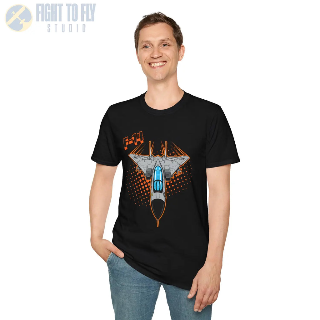 F-14 Tomcat Comic Style T-Shirt - Pilot gifts - WWII warbird t-shirt