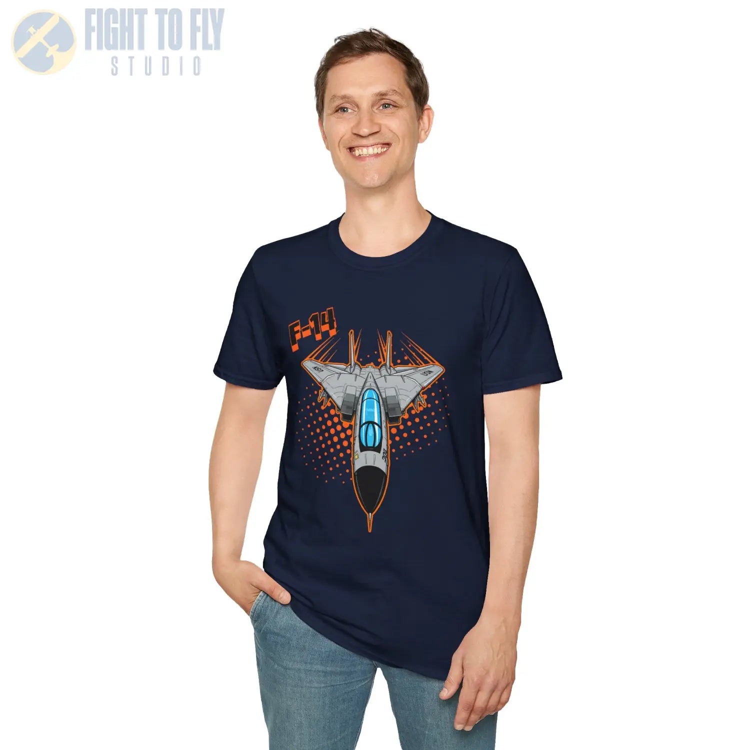 F-14 Tomcat Comic Style T-Shirt - Pilot gifts - WWII warbird t-shirt
