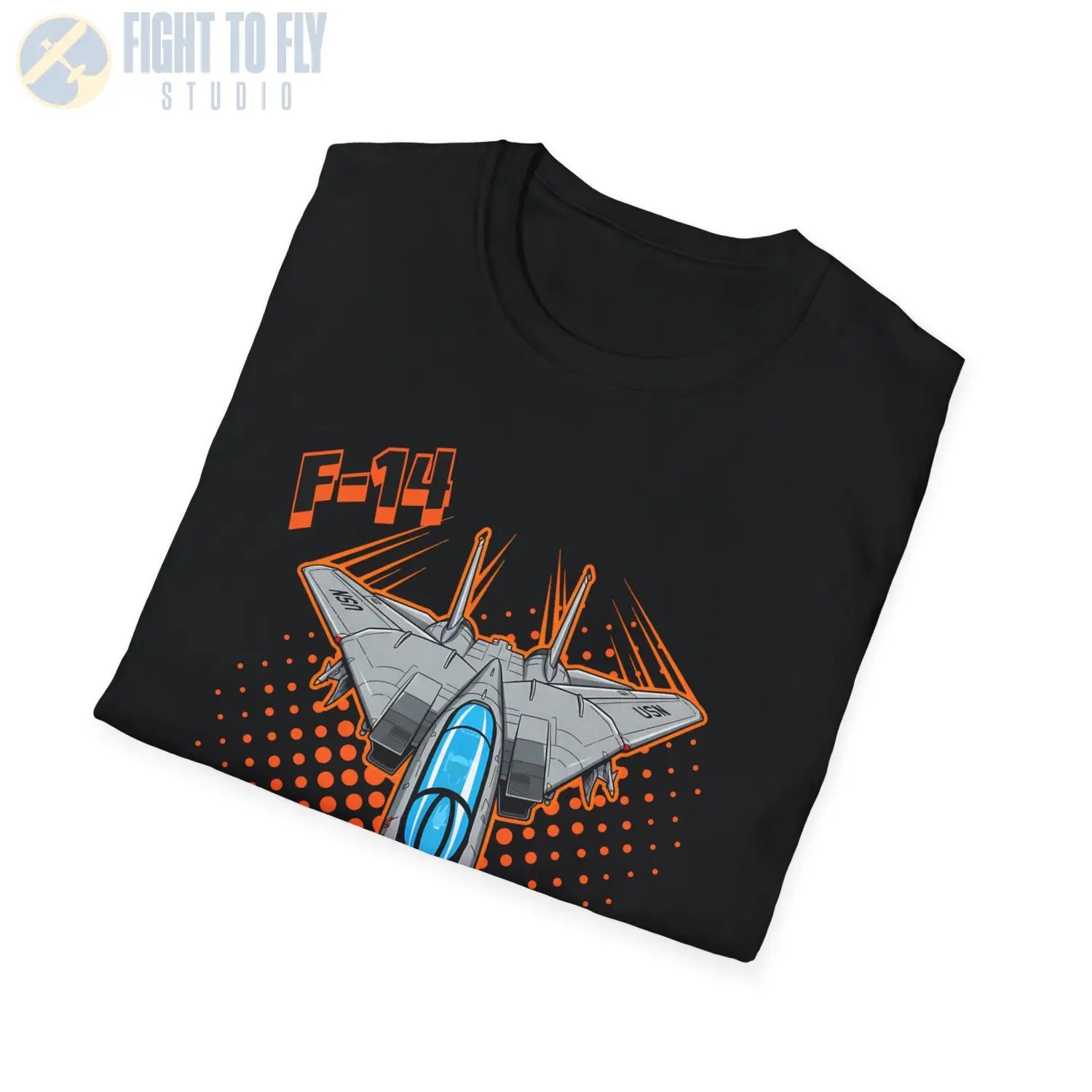 F-14 Tomcat Comic Style T-Shirt - Pilot gifts - WWII warbird t-shirt