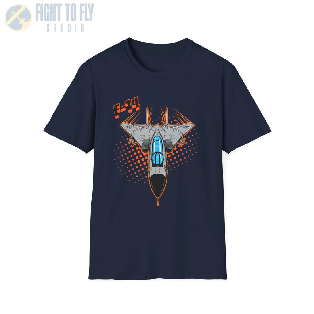 F-14 Tomcat Comic Style T-Shirt - Pilot gifts - WWII warbird t-shirt