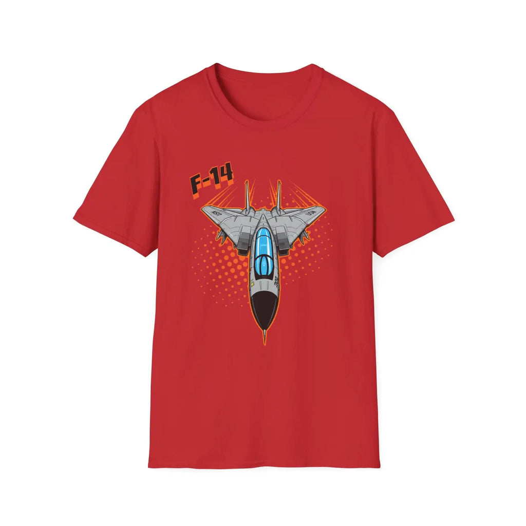 F-14 Tomcat Comic Style T-Shirt - Pilot gifts - WWII warbird t-shirt