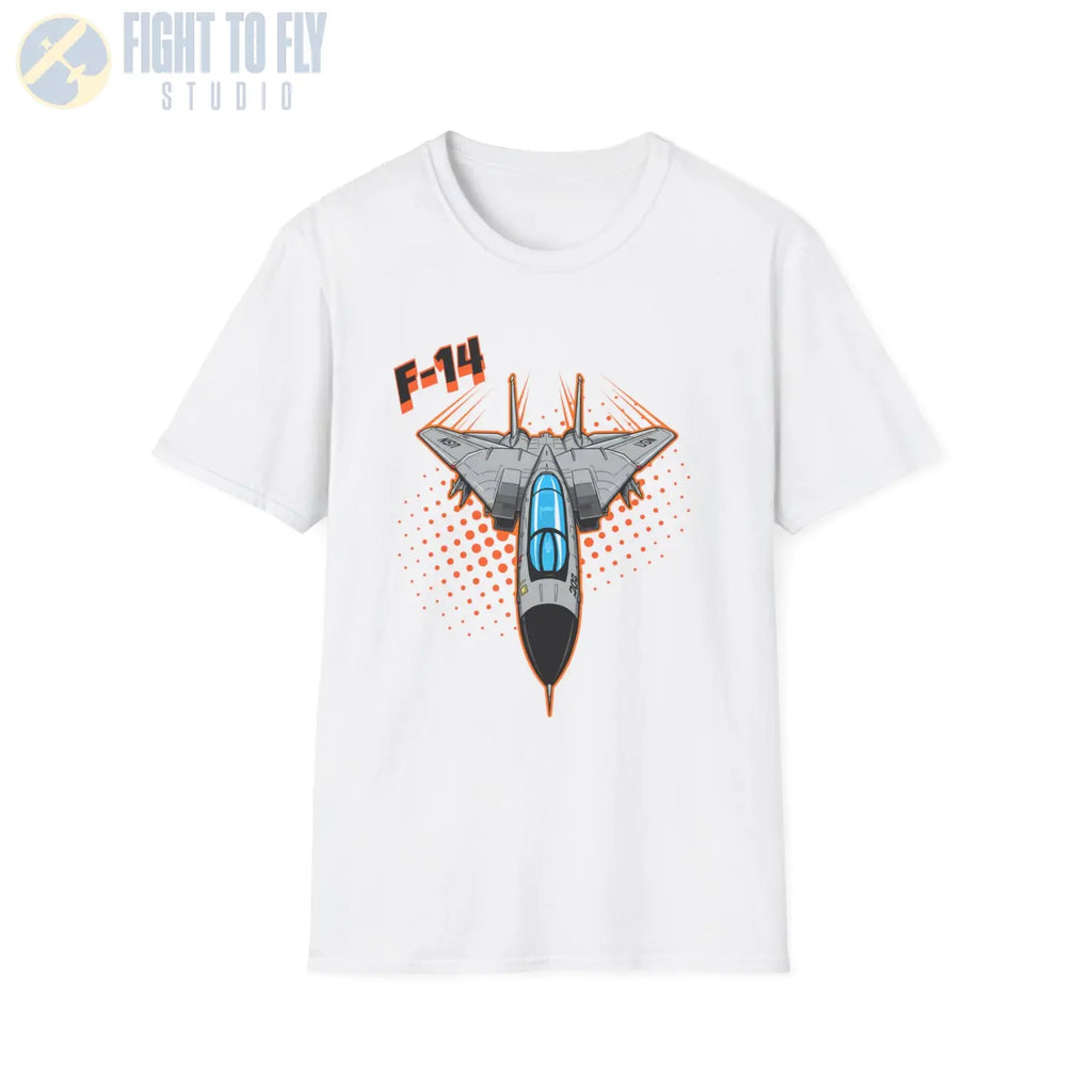 F-14 Tomcat Comic Style T-Shirt - Pilot gifts - WWII warbird t-shirt