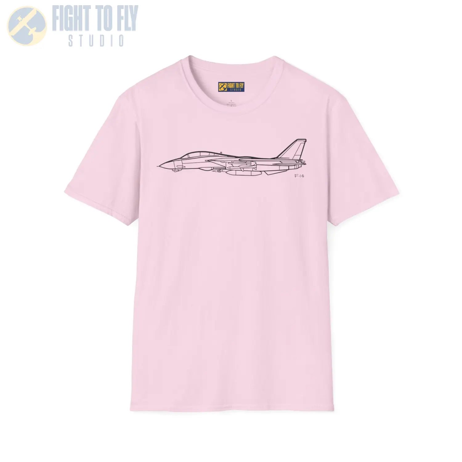 F-14 Tomcat Side View T-Shirt - Pilot gifts - WWII warbird t-shirt