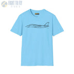 F-14 Tomcat Side View T-Shirt - Pilot gifts - WWII warbird t-shirt