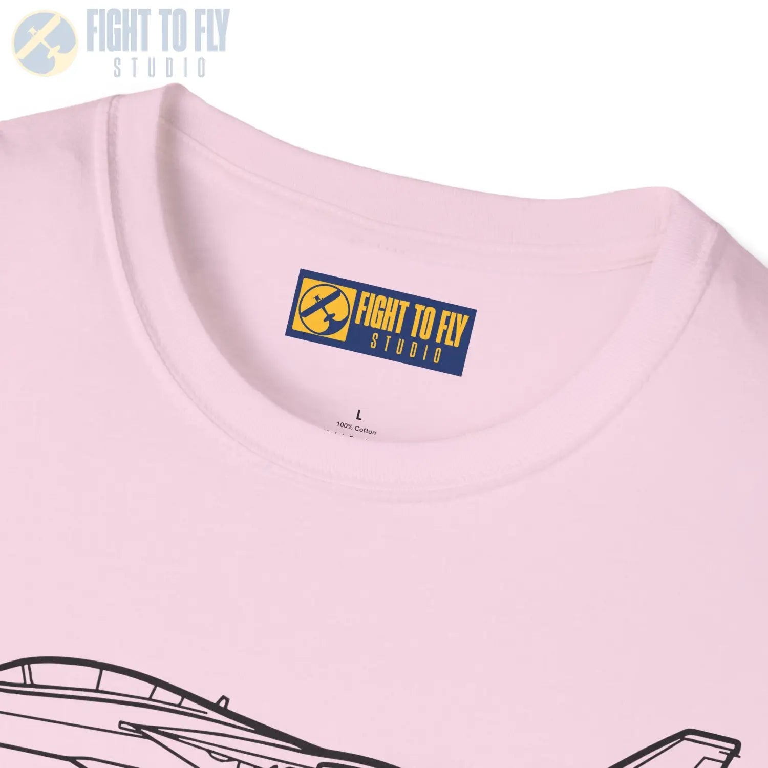 F-14 Tomcat Side View T-Shirt - Pilot gifts - WWII warbird t-shirt