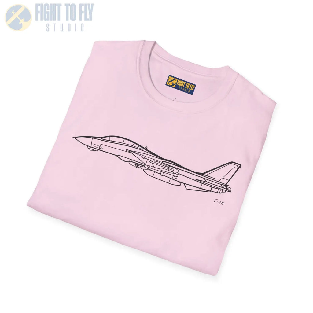 F-14 Tomcat Side View T-Shirt - Pilot gifts - WWII warbird t-shirt
