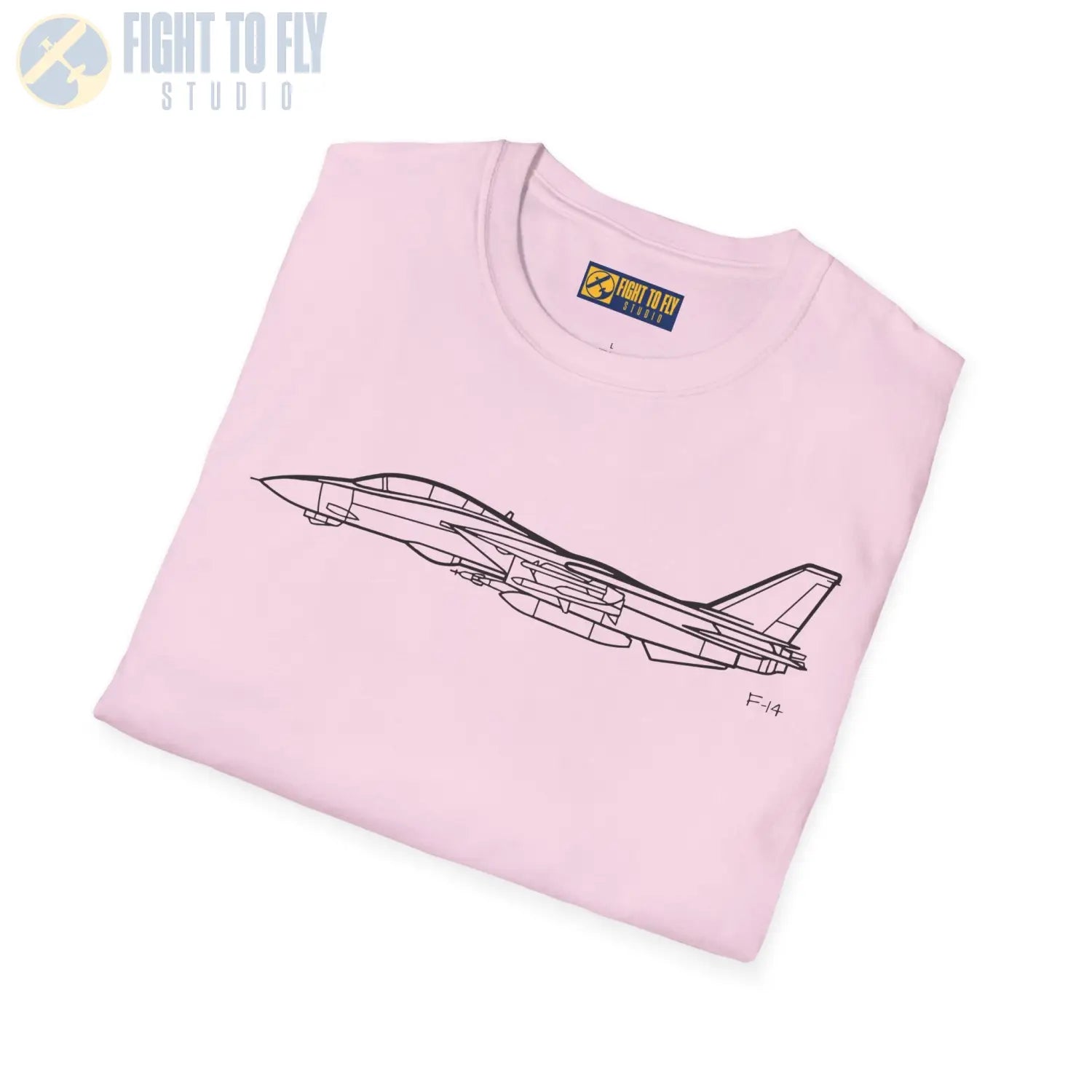 F-14 Tomcat Side View T-Shirt - Pilot gifts - WWII warbird t-shirt