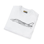F-14 Tomcat Side View T-Shirt - Pilot gifts - WWII warbird t-shirt