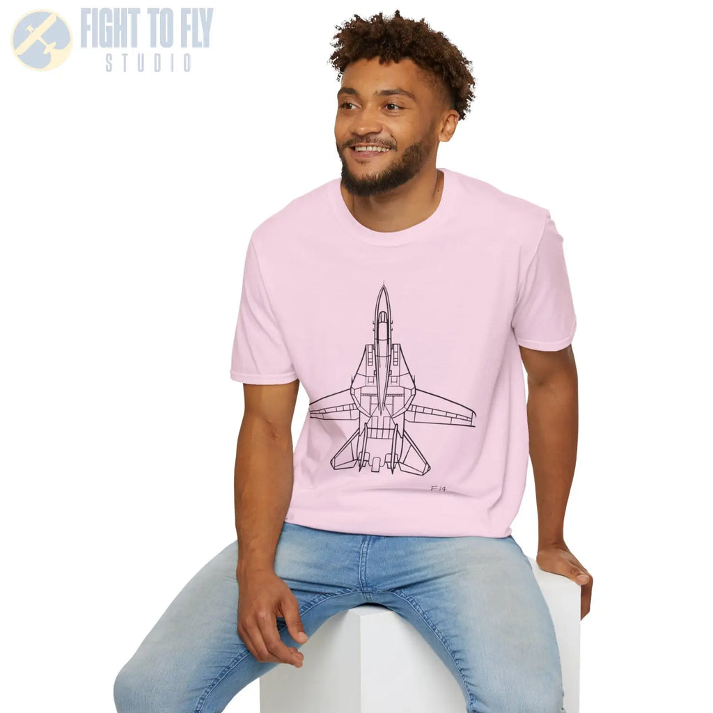 F-14 Tomcat Top View T-Shirt - Pilot gifts - WWII warbird t-shirt