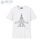 F-14 Tomcat Top View T-Shirt - Pilot gifts - WWII warbird t-shirt