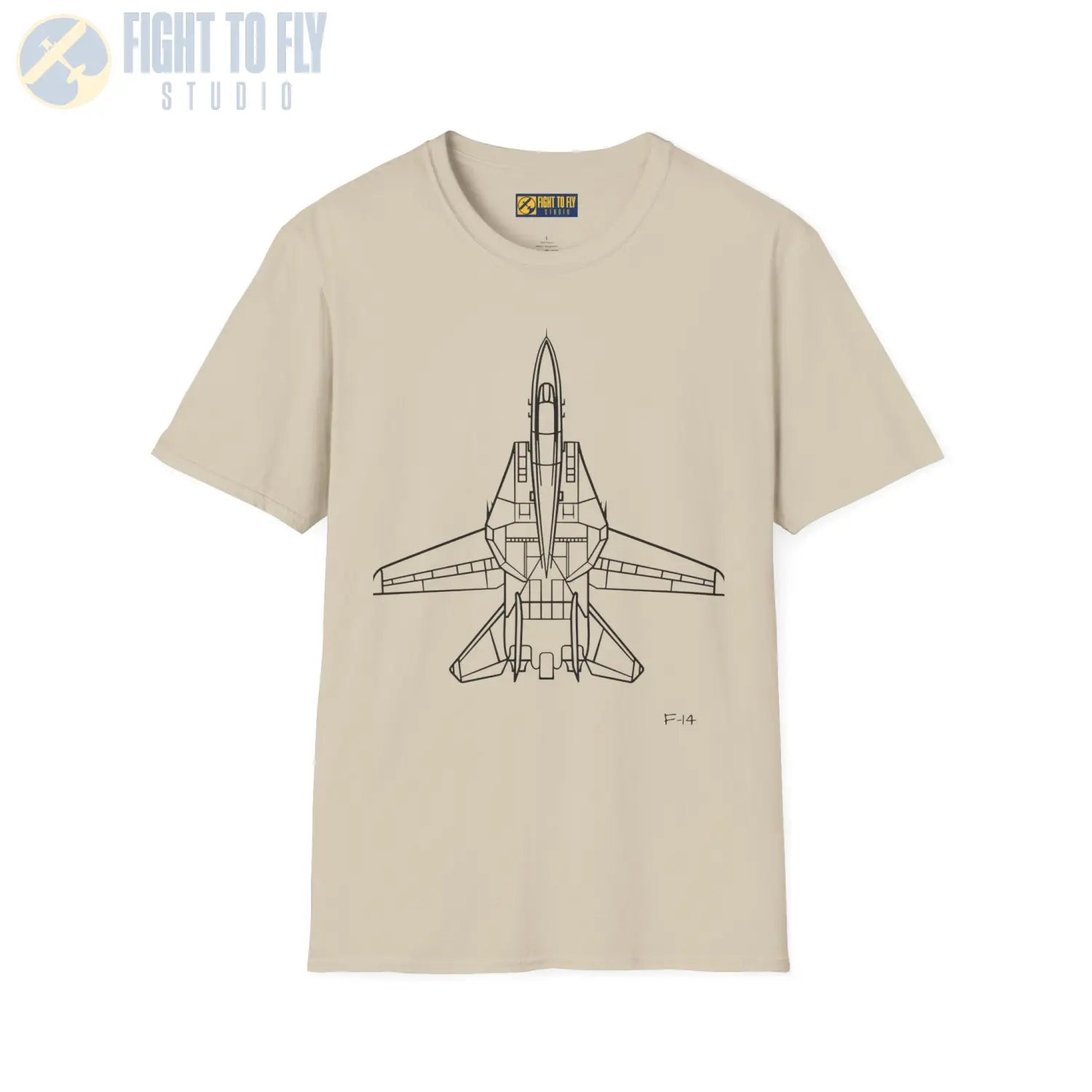 F-14 Tomcat Top View T-Shirt - Pilot gifts - WWII warbird t-shirt