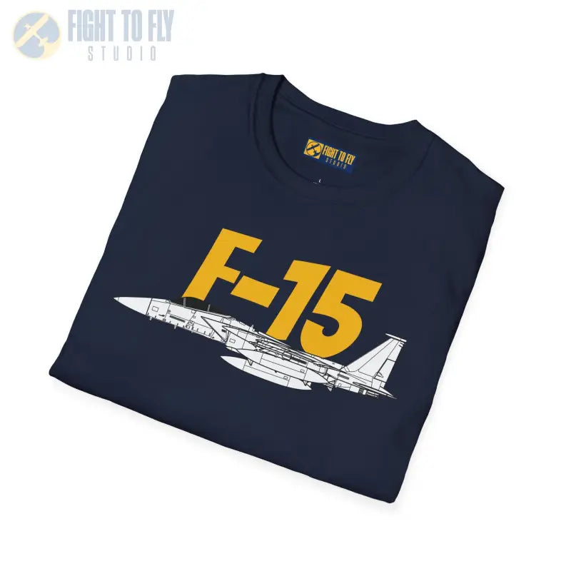 F-15 Side Profile T-Shirt – Twin-Engine Air Superiority Fighter Tee - Pilot gifts - WWII warbird t-shirt