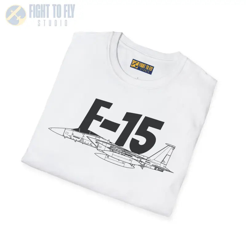 F-15 Side Profile T-Shirt – Twin-Engine Air Superiority Fighter Tee - Pilot gifts - WWII warbird t-shirt