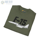 F-15 Eagle Side Profile T-Shirt - Pilot gifts - WWII warbird t-shirt