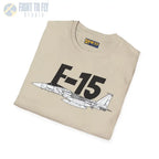 F-15 Eagle Side Profile T-Shirt - Pilot gifts - WWII warbird t-shirt