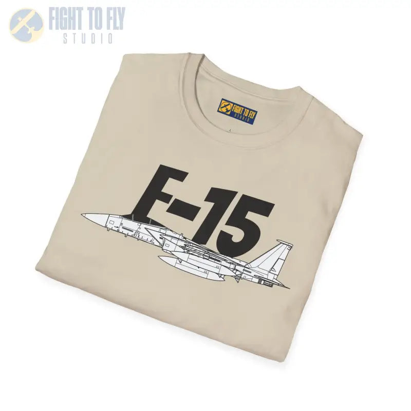 F-15 Side Profile T-Shirt – Twin-Engine Air Superiority Fighter Tee - Pilot gifts - WWII warbird t-shirt
