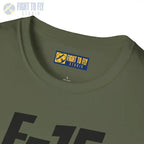 F-15 Eagle Side Profile T-Shirt - Pilot gifts - WWII warbird t-shirt