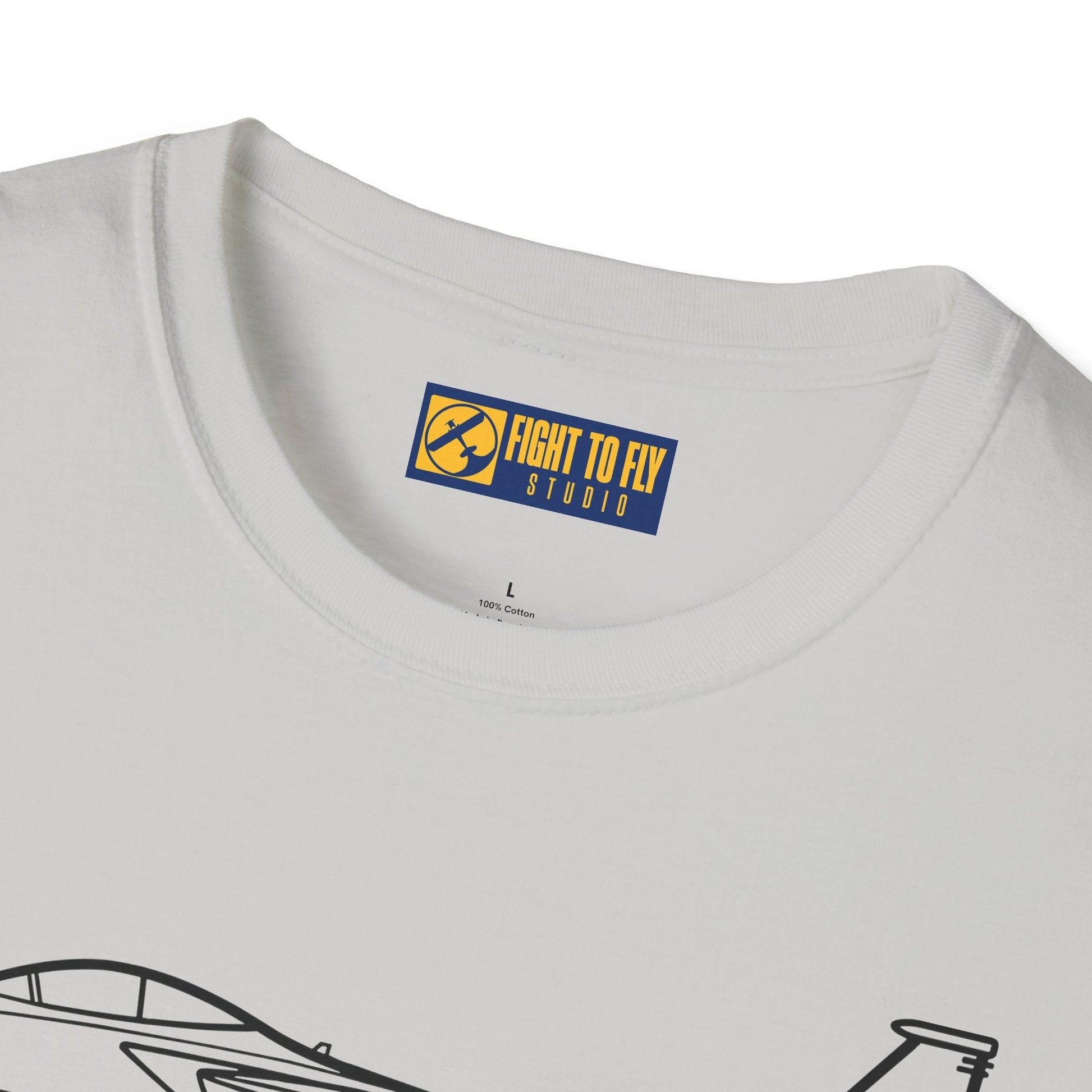 F-15E T-Shirt – Strike Eagle Jet Side Profile Aviation Tee - Pilot gifts - WWII warbird t-shirt
