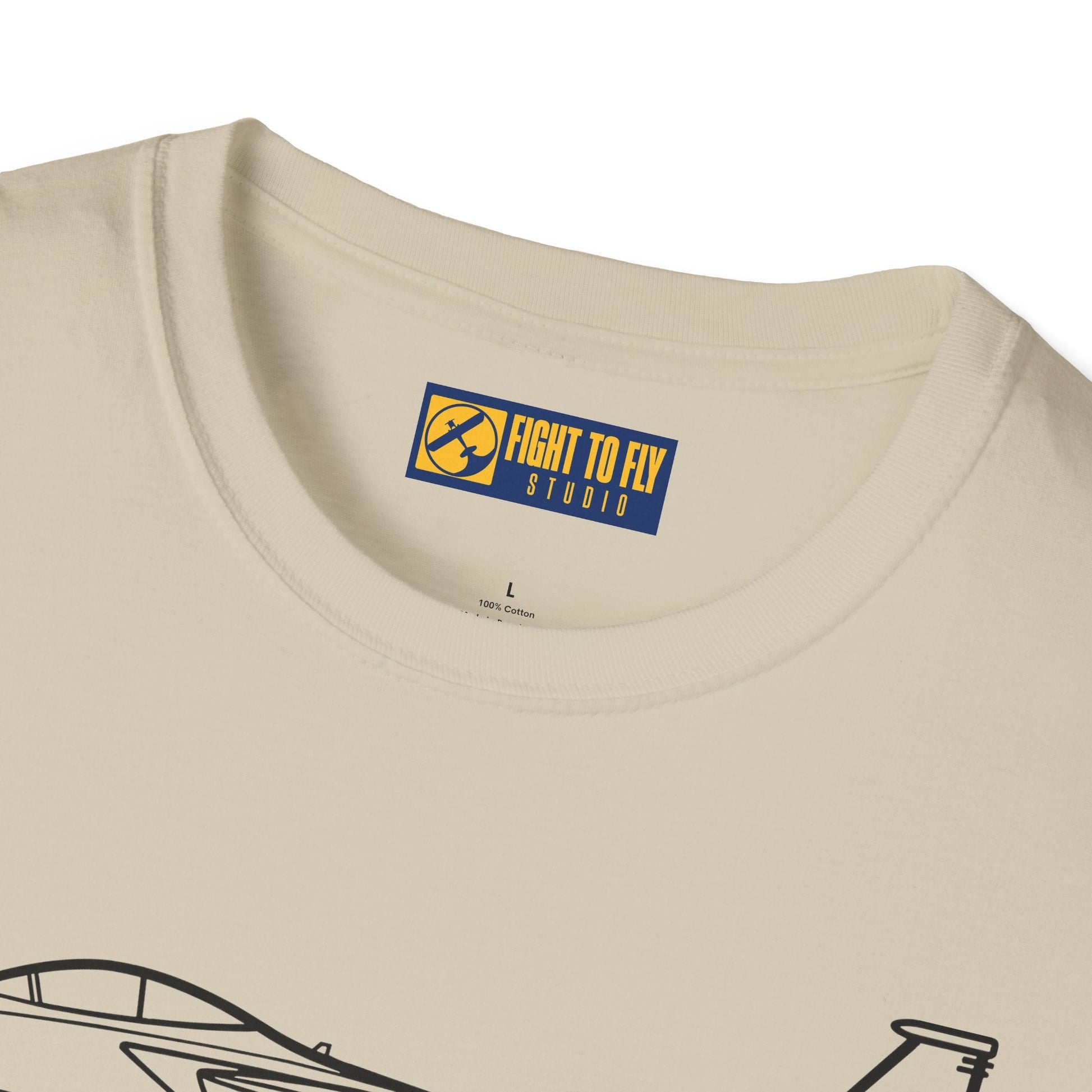 F-15E T-Shirt – Strike Eagle Jet Side Profile Aviation Tee - Pilot gifts - WWII warbird t-shirt