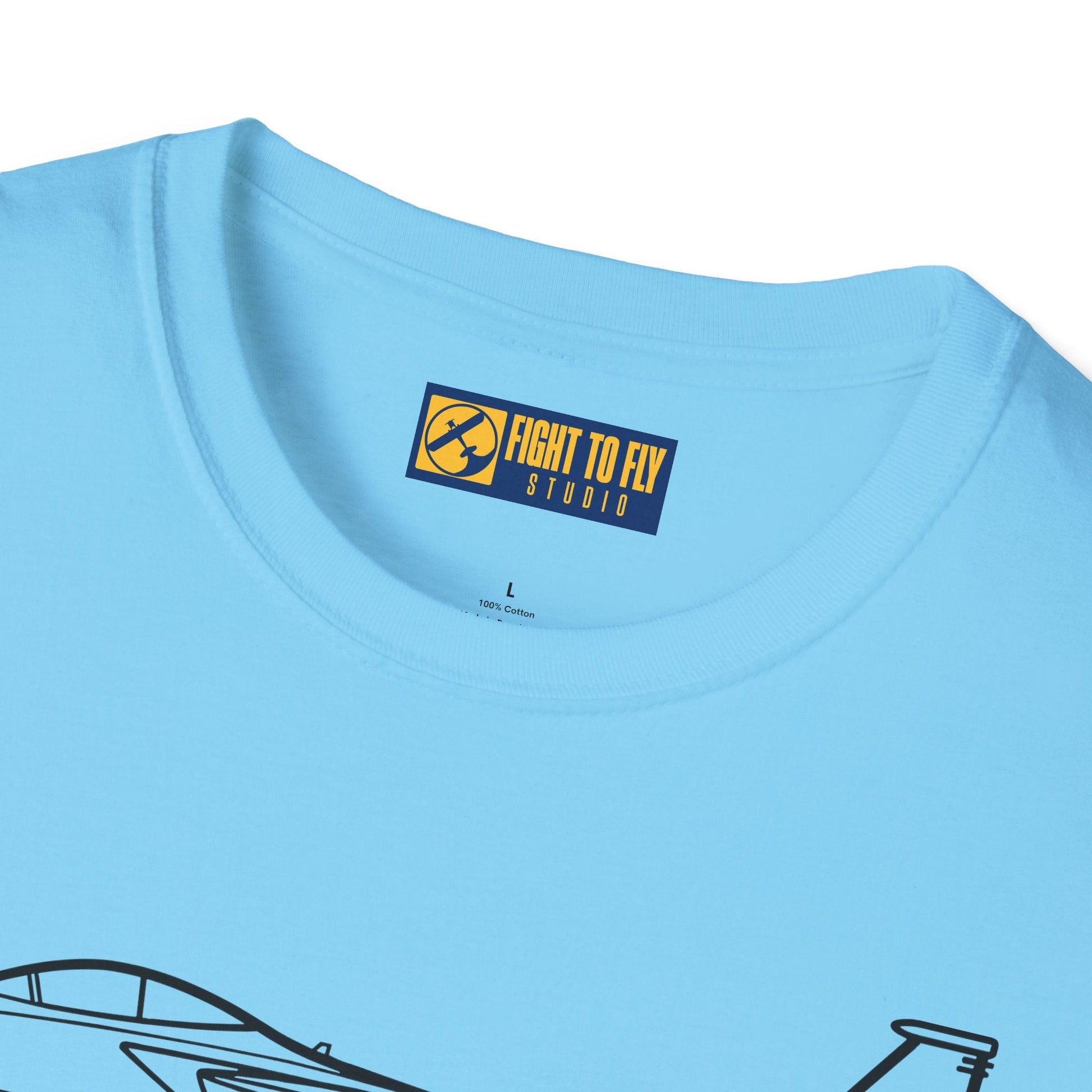 F-15E T-Shirt – Strike Eagle Jet Side Profile Aviation Tee - Pilot gifts - WWII warbird t-shirt
