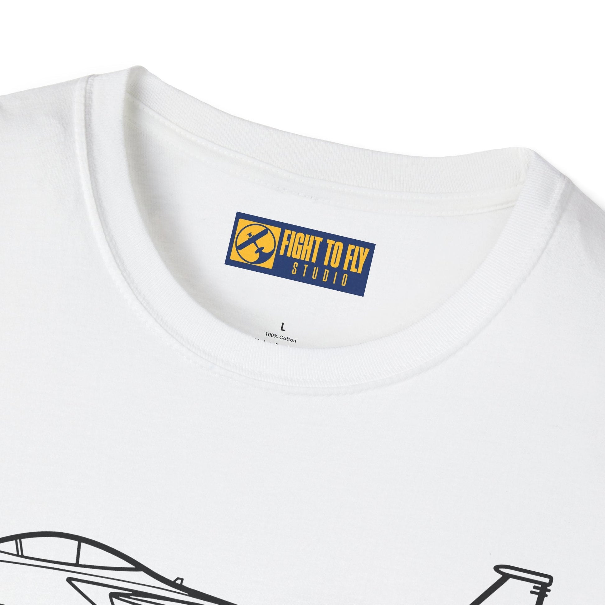 F-15E T-Shirt – Strike Eagle Jet Side Profile Aviation Tee - Pilot gifts - WWII warbird t-shirt