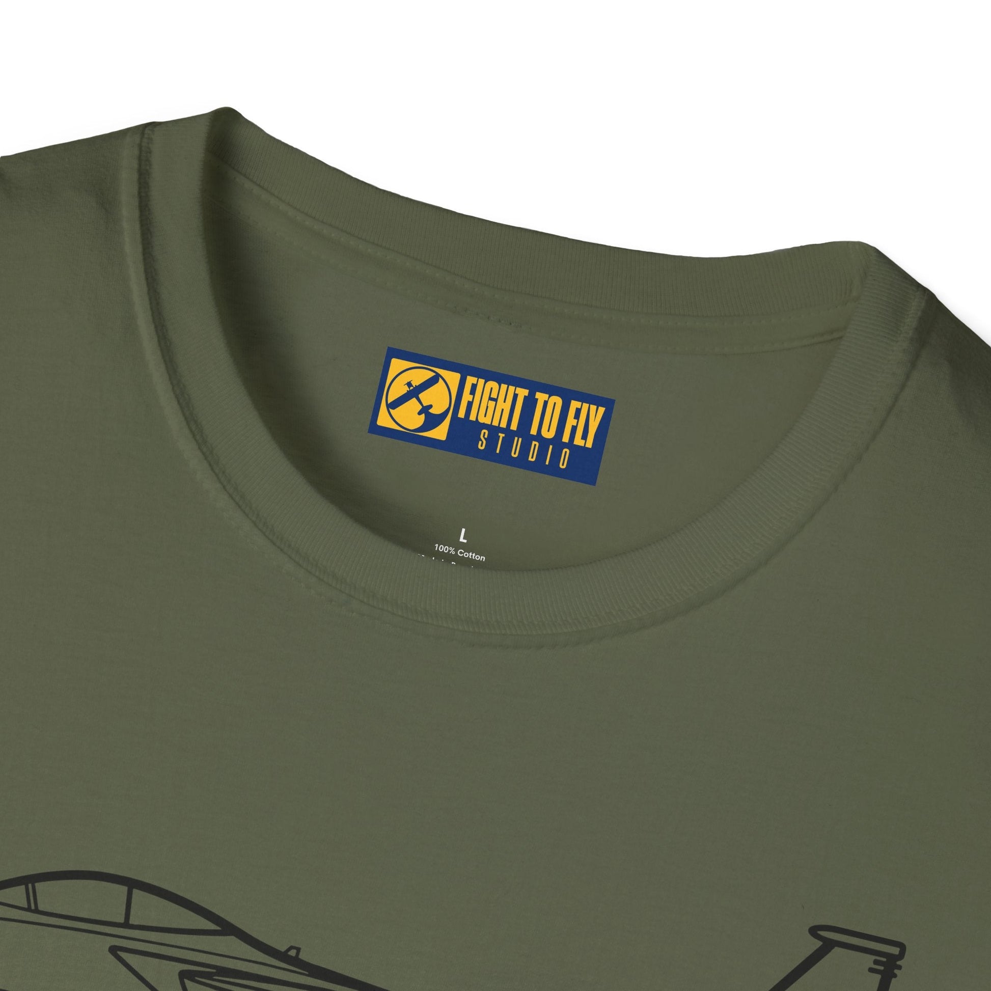 F-15E T-Shirt – Strike Eagle Jet Side Profile Aviation Tee - Pilot gifts - WWII warbird t-shirt