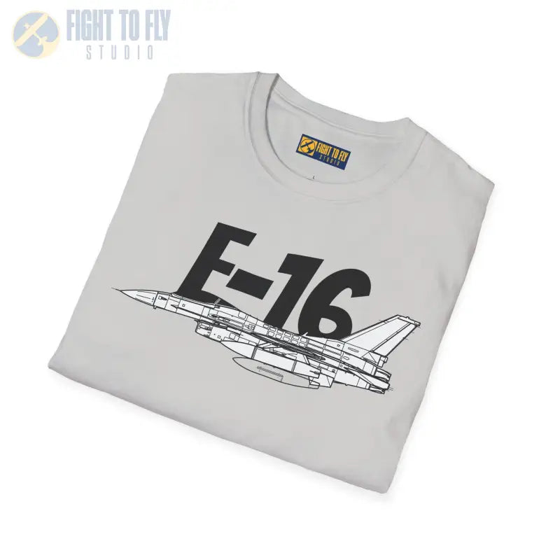 F-16 Falcon Side Profile T-Shirt - Pilot gifts - WWII warbird t-shirt